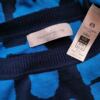 Paul Costelloe Rozmiar 40/42 Kolor Niebieski Crew Neck Sweter Długi rękaw Materiał Wełna Merino Cienka dzianina