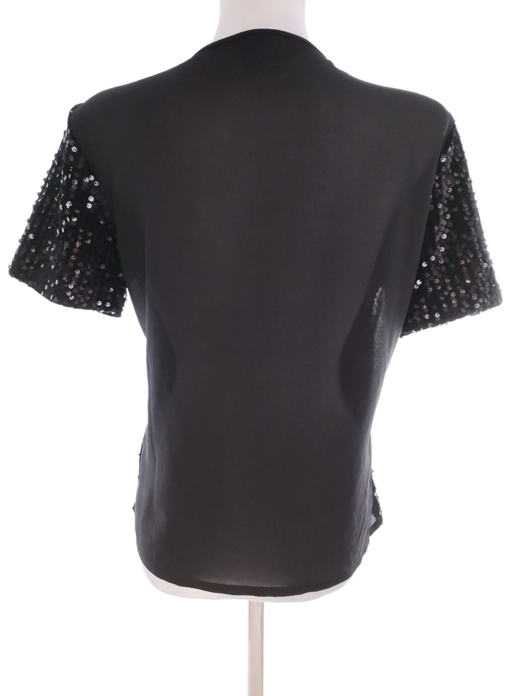 IMG_20210714_124140.jpg Vero moda Rozmiar M Kolor Czarny Crew Neck Bluzka Krótki rękaw