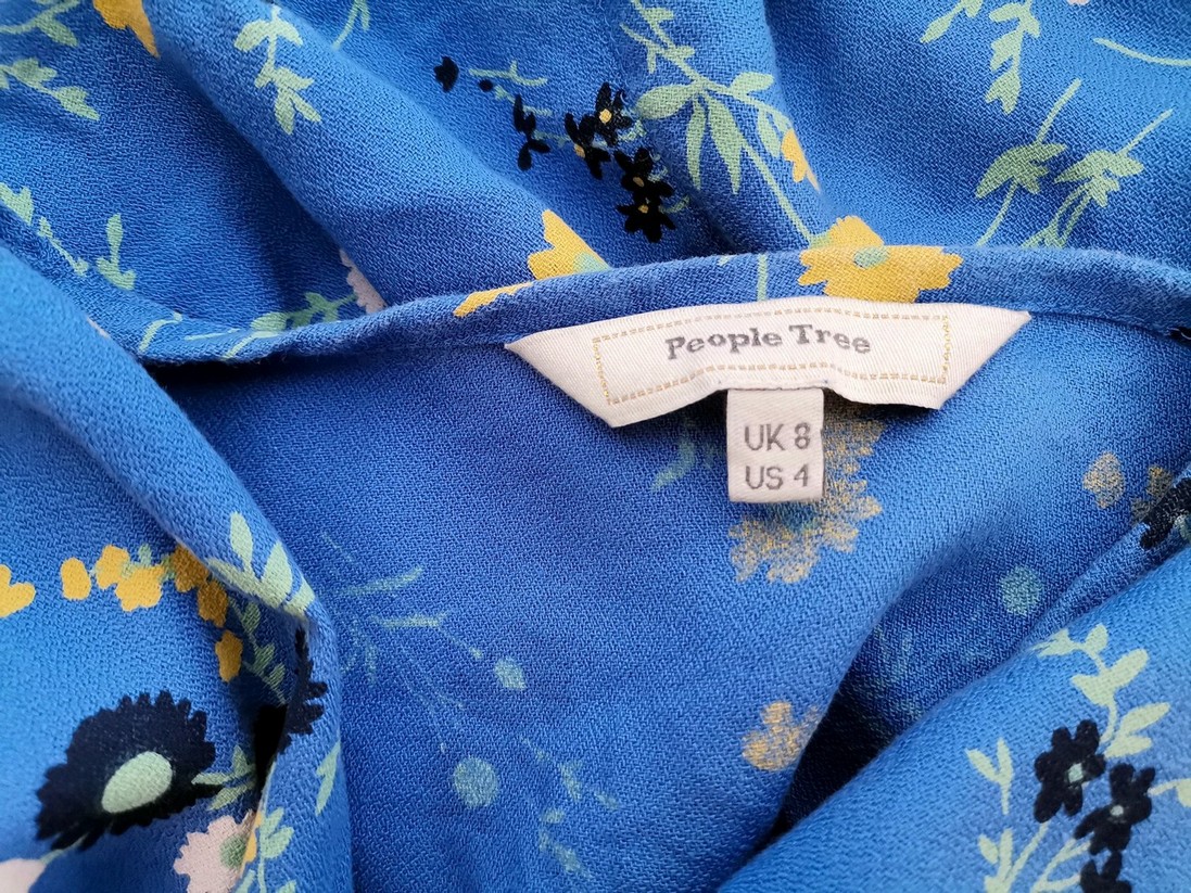 IMG_20210714_131519.jpg People Tree Rozmiar 8 (36) Kolor Niebieski W serek Bluzka Zawijana Długi rękaw Materiał Tencel 100%