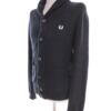 Fred Perry Rozmiar S Kolor Czarny Męski Sweter Rozpinany Długi rękaw Materiał Bawełna 100%