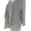 NEW YORK Rozmiar XXXL Kolor Szary Crew Neck Bluzka Rękaw 3/4 Materiał Bawełna
