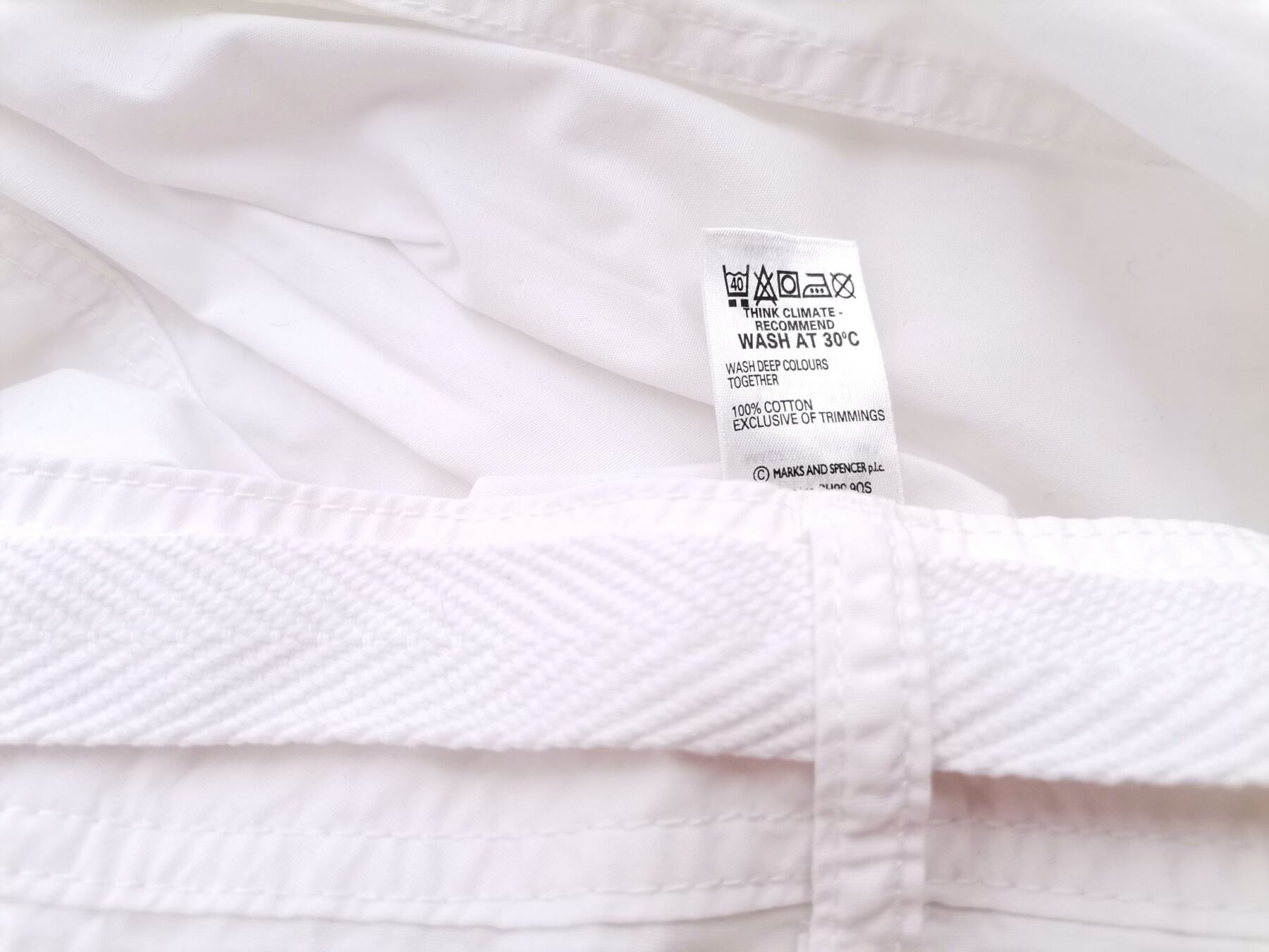 IMG_20210719_124939.jpg Marks&spencer Rozmiar 16 (44) Kolor Biały Spodnie Casual Materiał Bawełna 100%