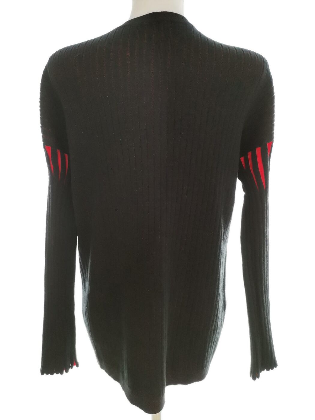 IMG_20210719_135140.jpg ASOS Rozmiar 12 (40) Kolor Czarny Crew Neck Długi Sweter Tunika Długi rękaw Materiał Akryl Cienka dzianina