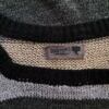 Nümph Rozmiar S Kolor Szary Pasy Crew Neck Tunika Bluzka Dzianina Długi rękaw