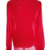 J.Crew Rozmiar 10 (38) Kolor Czerwony Grochy Crew Neck Bluzka Zapinana Długi rękaw