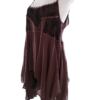 Intimately By Free People Rozmiar M Kolor Brązowy Odkryte Ramiona Sukienka Mini Bezrękawnik Krótka Materiał Rayon 100%