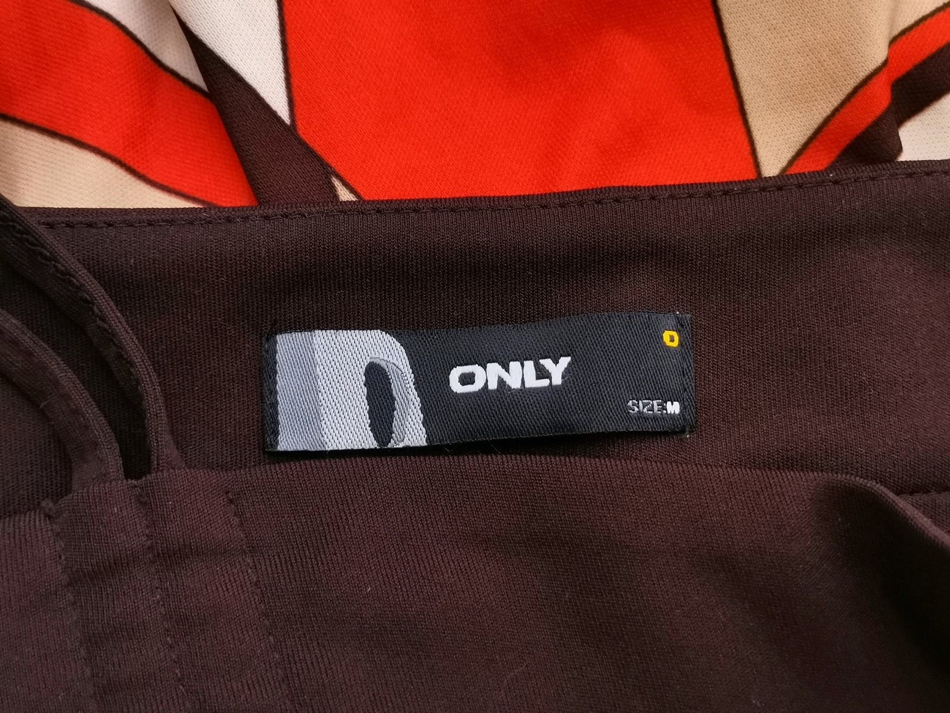 Only Rozmiar M Kolor Brązowy Halter Sukienka A-Line Bezrękawnik Do Kolan Only Rozmiar M Kolor Brązowy Halter Sukienka A-Line Bezrękawnik Do Kolan
