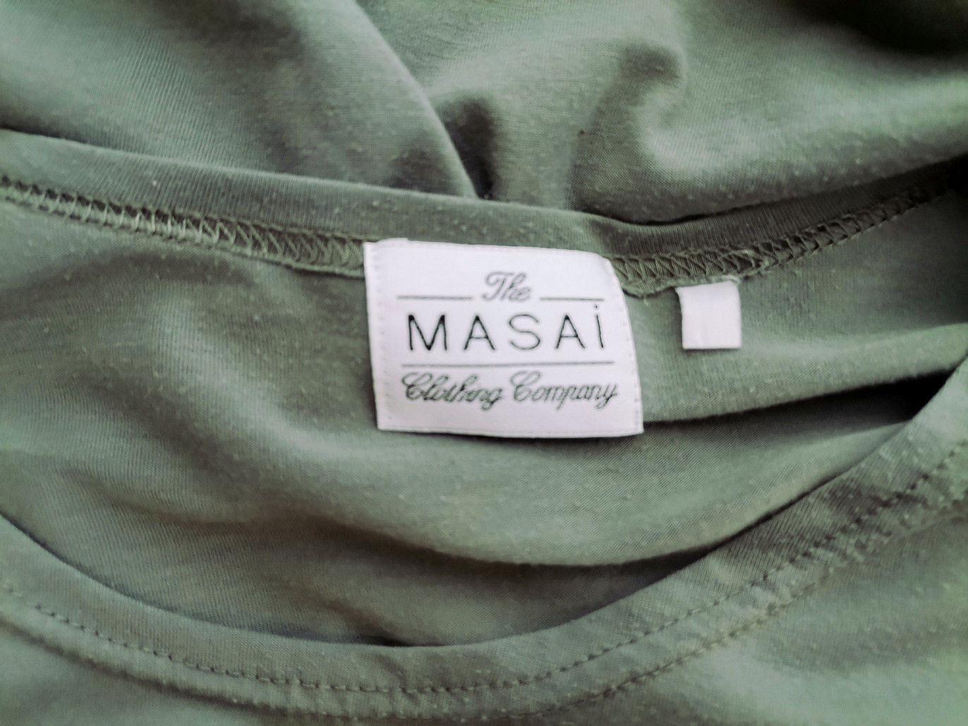 The Masai Rozmiar 50/52 Kolor Zielony Okrągły dekolt Tunika Bluzka Krótki rękaw The Masai Rozmiar 50/52 Kolor Zielony Okrągły dekolt Tunika Bluzka Krótki rękaw