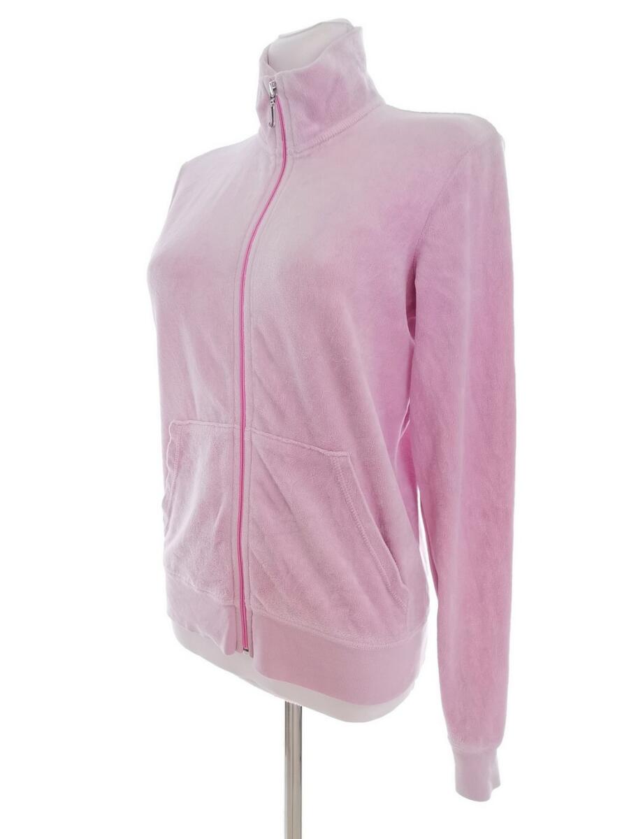 Juicy couture Rozmiar L Kolor Różowy Bluza na suwak Długi rękaw Materiał Bawełna Juicy couture Rozmiar L Kolor Różowy Bluza na suwak Długi rękaw Materiał Bawełna