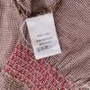 Kappahl Rozmiar 34/36 Kolor Brązowy Krata Keyhole Crew Neck Sukienka Prostokątna Rękaw 3/4 Do Kolan Materiał Bawełna 100%