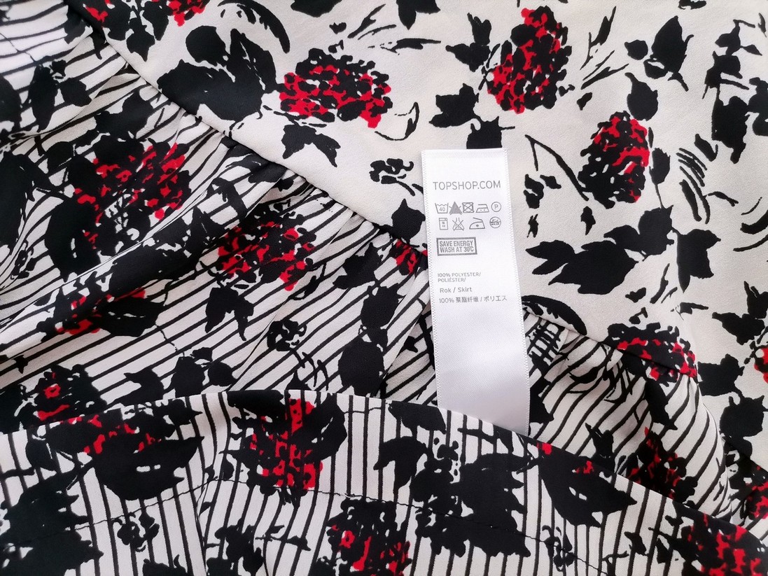 IMG_20210723_133444.jpg Topshop Rozmiar 38 Kolor Kremowy A-Line Spódnica Midi