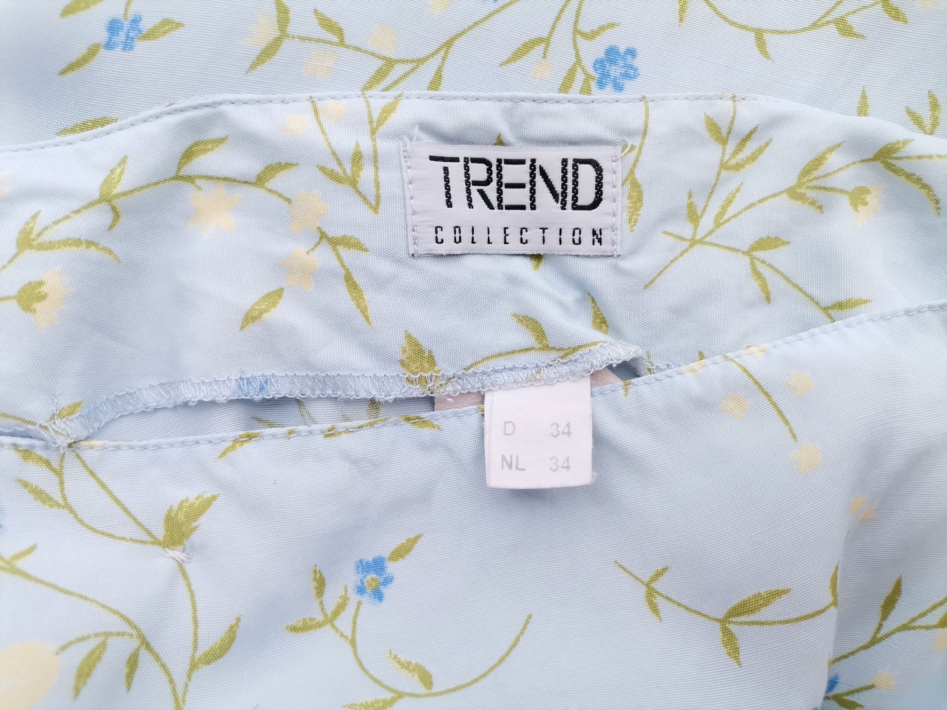Trend Collection Rozmiar 34 Kolor Niebieski Spódnica Maxi Długa Materiał Wiskoza 100%