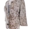 Rozmiar L Kolor Khaki Split Crew Neck Żakiet z zapięciem Rękaw 3/4 Materiał Akryl