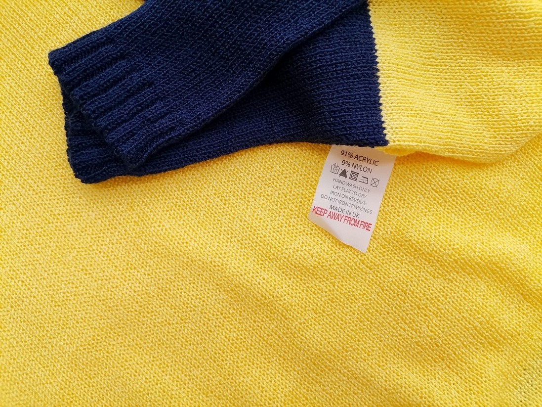 Gerard Rozmiar XL Kolor Żółty Okrągły dekolt Tunika Bluzka Długi rękaw Materiał Akryl Gerard Rozmiar XL Kolor Żółty Okrągły dekolt Tunika Bluzka Długi rękaw Materiał Akryl