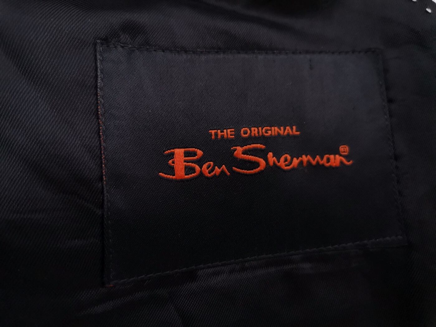 IMG_20210726_110016.jpg BEN SHERMAN Rozmiar 40 (50) L Kolor Szary Męska Marynarka Długi rękaw Materiał Wełna