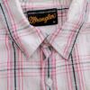Wrangler Rozmiar M Kolor Szary Krata Kołnierz Męska Koszula Casual Krótki rękaw Materiał Bawełna 100%