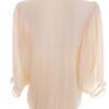 Cream Rozmiar 38 Kolor Kremowy Keyhole Crew Neck Bluzka Rękaw 3/4 Materiał Wiskoza 100%