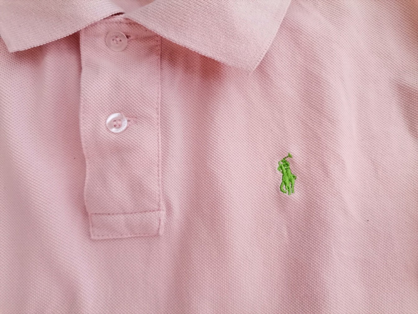 IMG_20210729_131718.jpg Polo Ralph Lauren Rozmiar XL Kolor Różowy Kołnierz Męska Koszula Polo Krótki rękaw Materiał Bawełna 100%