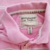 ABERCROMBIE & FITCH Rozmiar XL Kolor Różowy Pasy Kołnierz Koszulka Polo Krótki rękaw Materiał Bawełna 100%