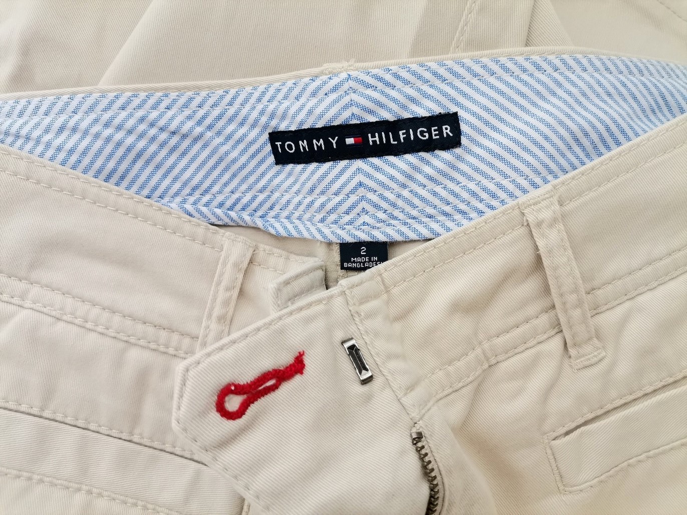 IMG_20210803_124752.jpg Tommy hilfiger Rozmiar 2 (38) Kolor Kremowy Spodnie Eleganckie