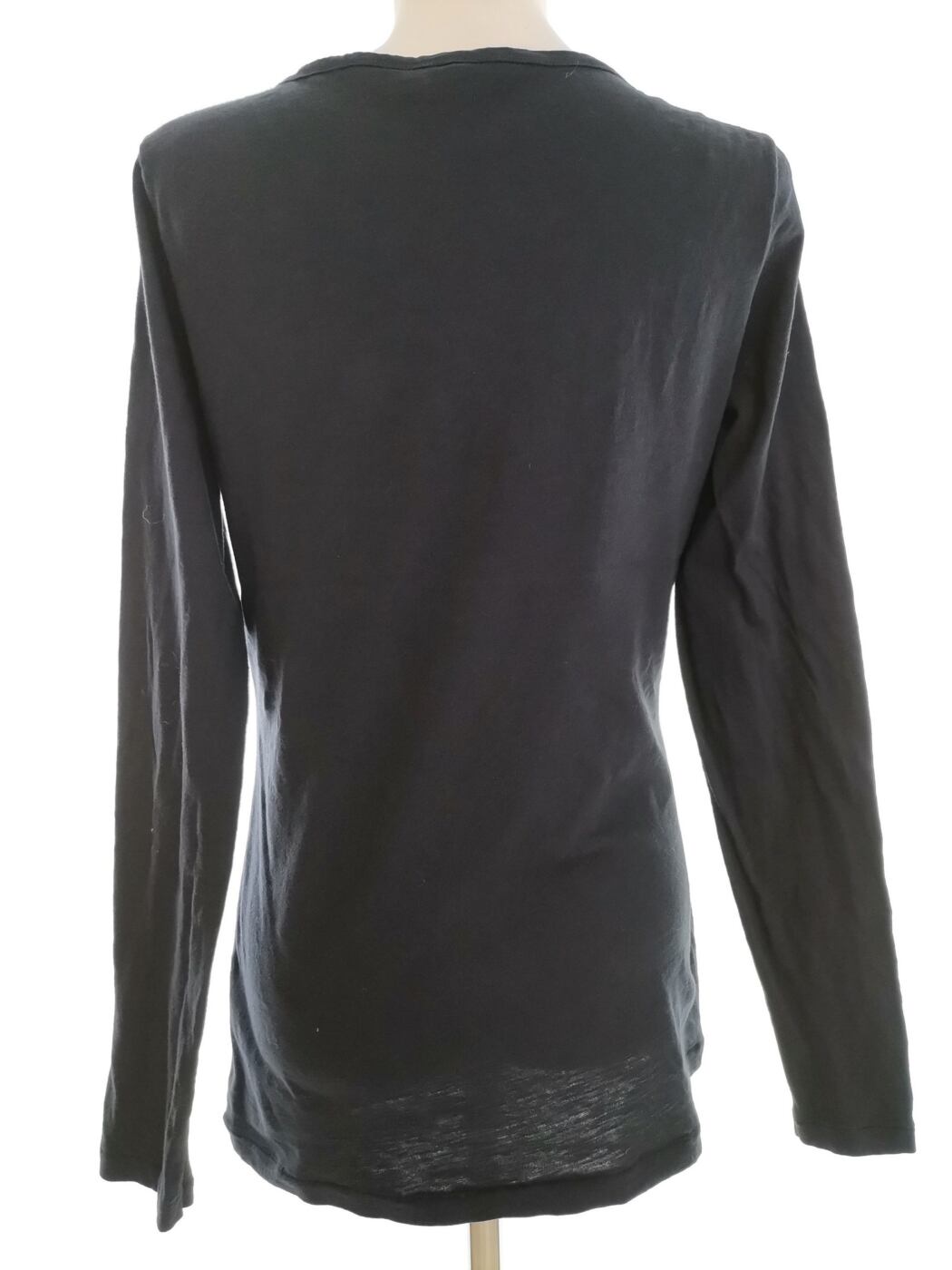 IMG_20210803_130835_0.jpg Stile Benetton Rozmiar 38/40 Kolor Granatowy Split Crew Neck Bluzka Długi rękaw