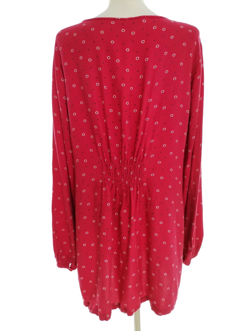 Laura ashley Rozmiar 12 (38) Kolor Czerwony Okrągły dekolt Tunika Popover Bluzka Długi rękaw Materiał Wiskoza 100% Laura ashley Rozmiar 12 (38) Kolor Czerwony Okrągły dekolt Tunika Popover Bluzka Długi rękaw Materiał Wiskoza 100%