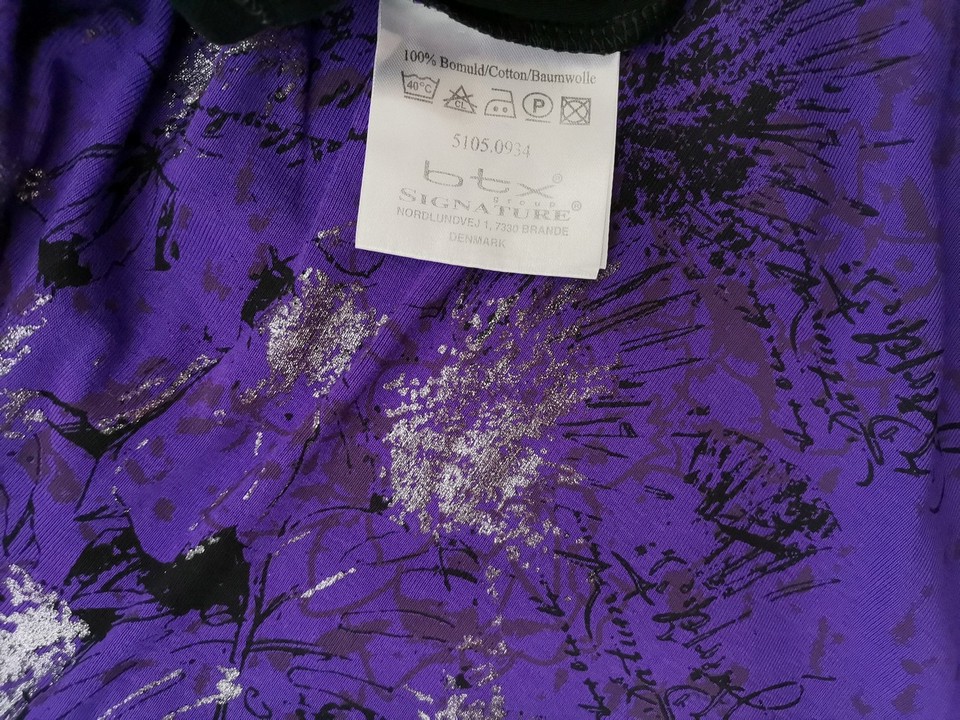 Signature Rozmiar 4XL Kolor Fioletowy Okrągły dekolt Tunika Bluzka Długi rękaw Materiał Bawełna 100% Signature Rozmiar 4XL Kolor Fioletowy Okrągły dekolt Tunika Bluzka Długi rękaw Materiał Bawełna 100%