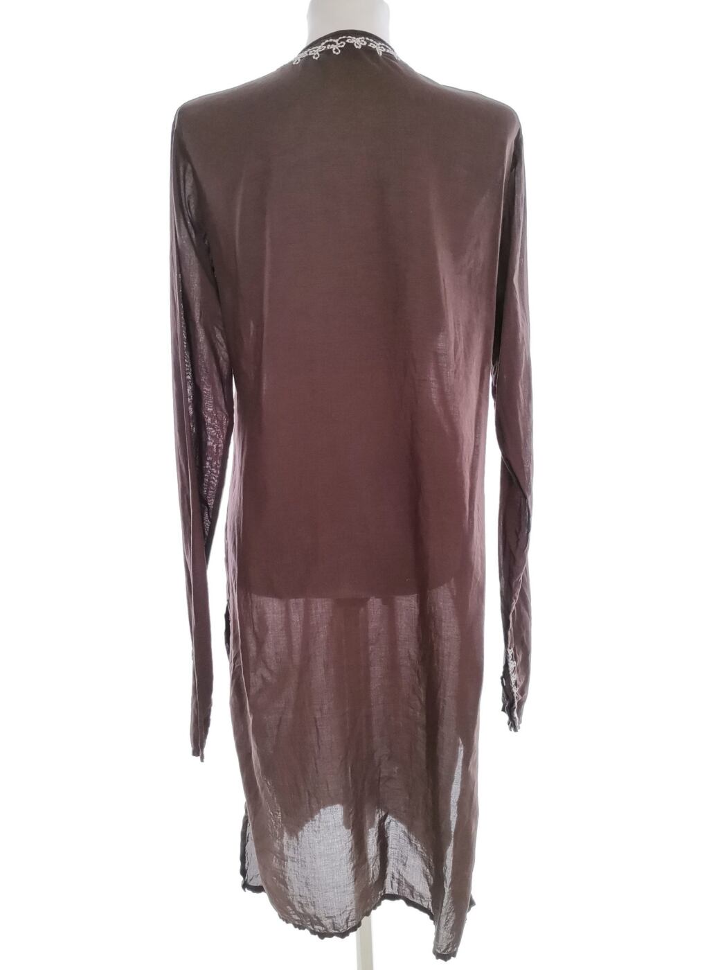 Day Birger Et Mikkelsen Rozmiar 38 Kolor Brązowy Crew Neck Tunika Popover Bluzka Długi rękaw Day Birger Et Mikkelsen Rozmiar 38 Kolor Brązowy Crew Neck Tunika Popover Bluzka Długi rękaw
