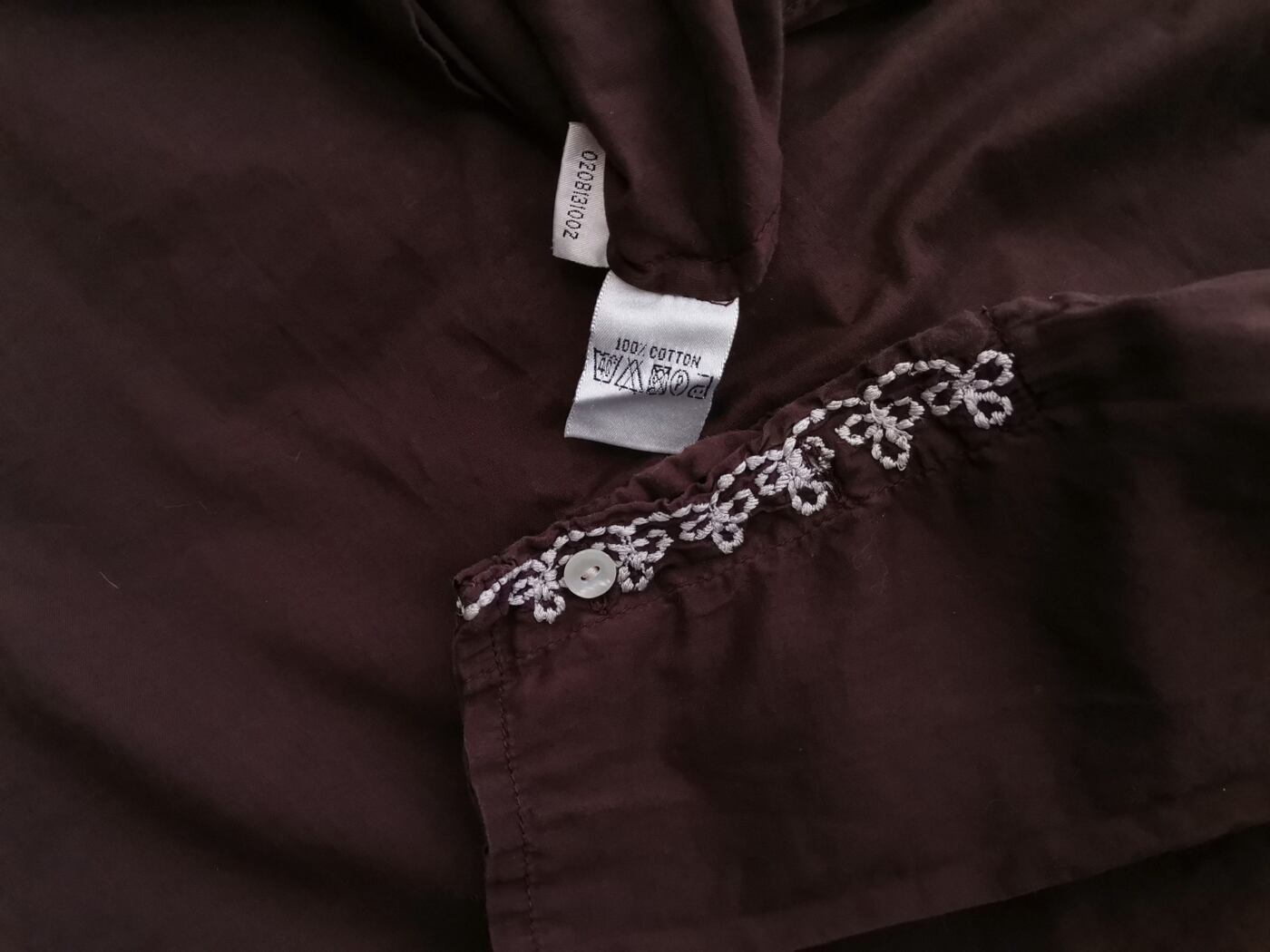 Day Birger Et Mikkelsen Rozmiar 38 Kolor Brązowy Crew Neck Tunika Popover Bluzka Długi rękaw Day Birger Et Mikkelsen Rozmiar 38 Kolor Brązowy Crew Neck Tunika Popover Bluzka Długi rękaw
