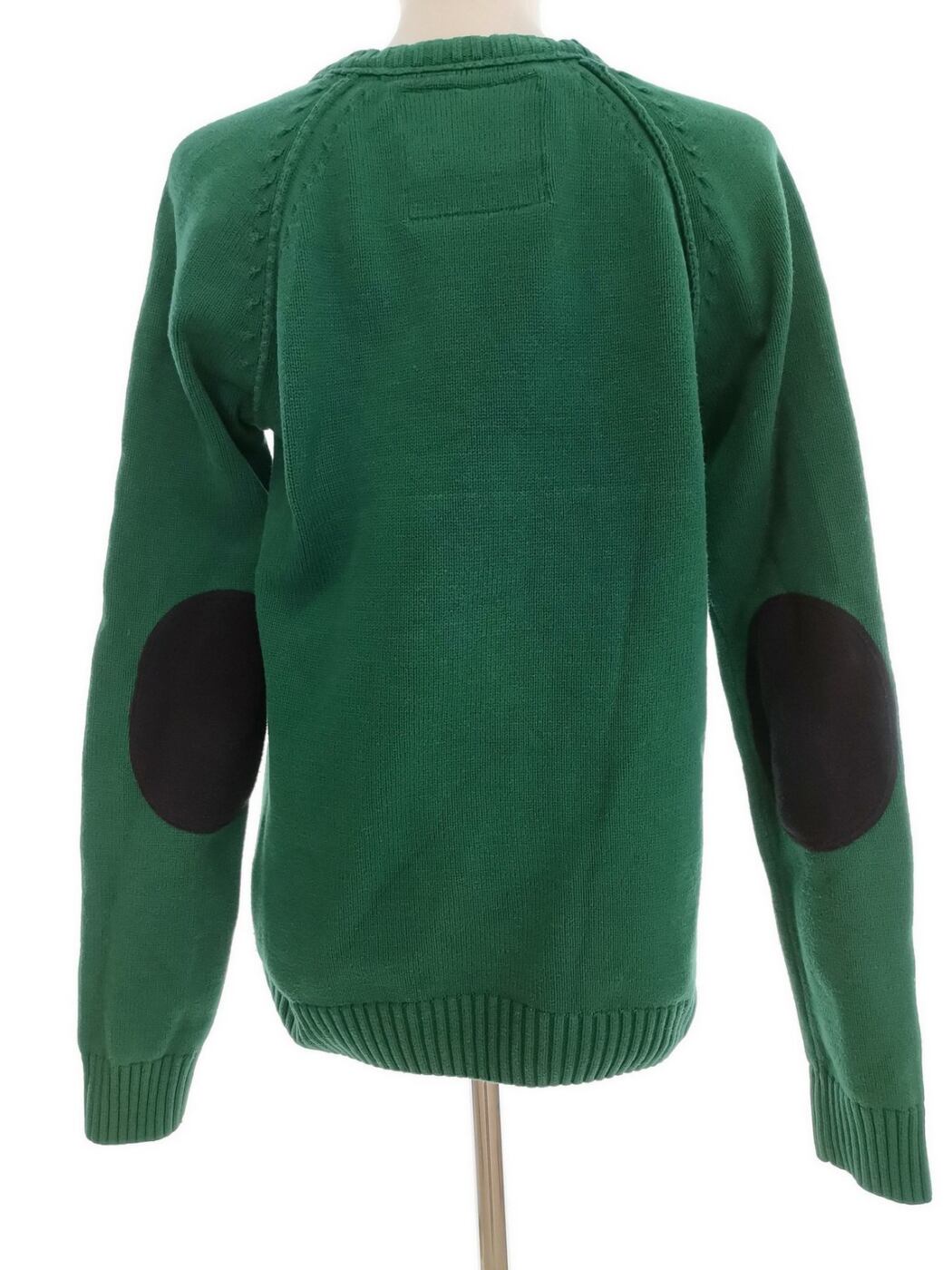 IMG_20210806_111101.jpg Morris Rozmiar S Kolor Zielony Crew Neck Sweter Długi rękaw Materiał Bawełna 100% Cienka dzianina