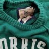 Morris Rozmiar S Kolor Zielony Crew Neck Sweter Długi rękaw Materiał Bawełna 100% Cienka dzianina