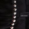 Vero moda Rozmiar 38 Kolor Czarny Kwadratowy dekolt Sukienka Sheath Bezrękawnik Midi
