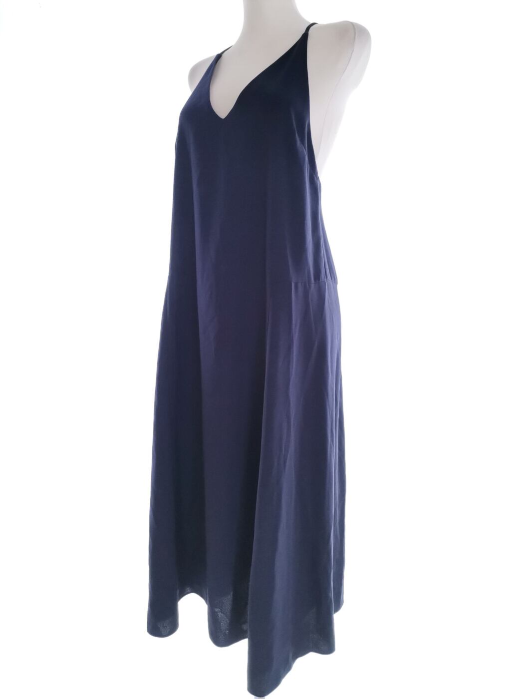 Topshop Rozmiar 10 (38) Kolor Granatowy Halter Sukienka Maxi Bezrękawnik Długa Topshop Rozmiar 10 (38) Kolor Granatowy Halter Sukienka Maxi Bezrękawnik Długa