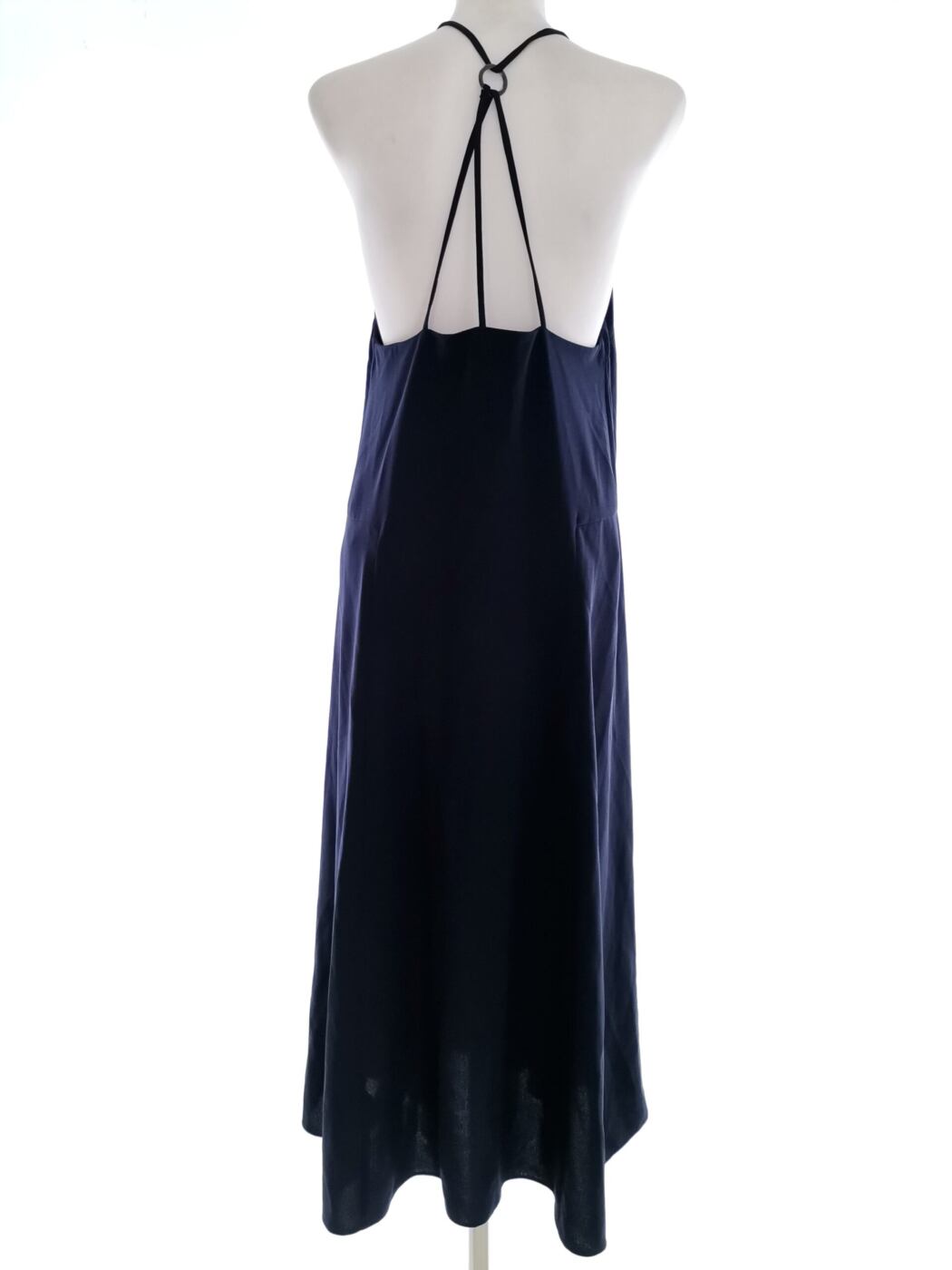 Topshop Rozmiar 10 (38) Kolor Granatowy Halter Sukienka Maxi Bezrękawnik Długa Topshop Rozmiar 10 (38) Kolor Granatowy Halter Sukienka Maxi Bezrękawnik Długa