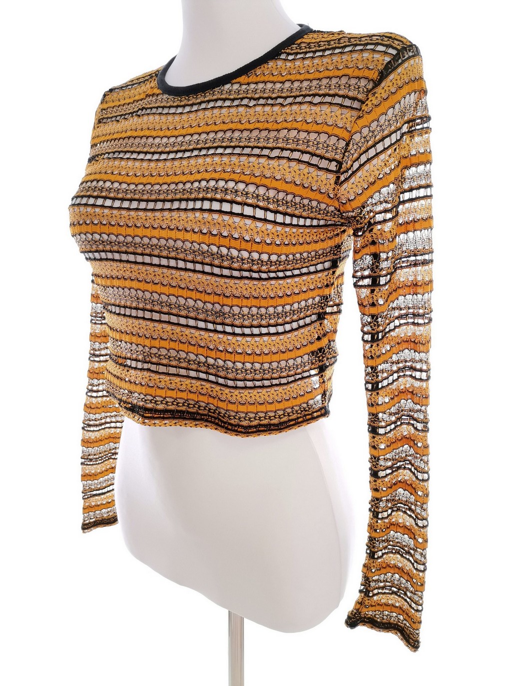 IMG_20210810_144140.jpg Topshop Rozmiar 8 (36) Kolor Żółty Crew Neck Sweter Długi rękaw