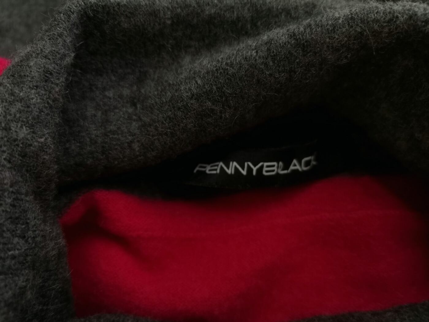 IMG_20210812_134444.jpg Pennyblack Rozmiar 34/36 Kolor Szary Golf Sweter Długi rękaw Cienka dzianina