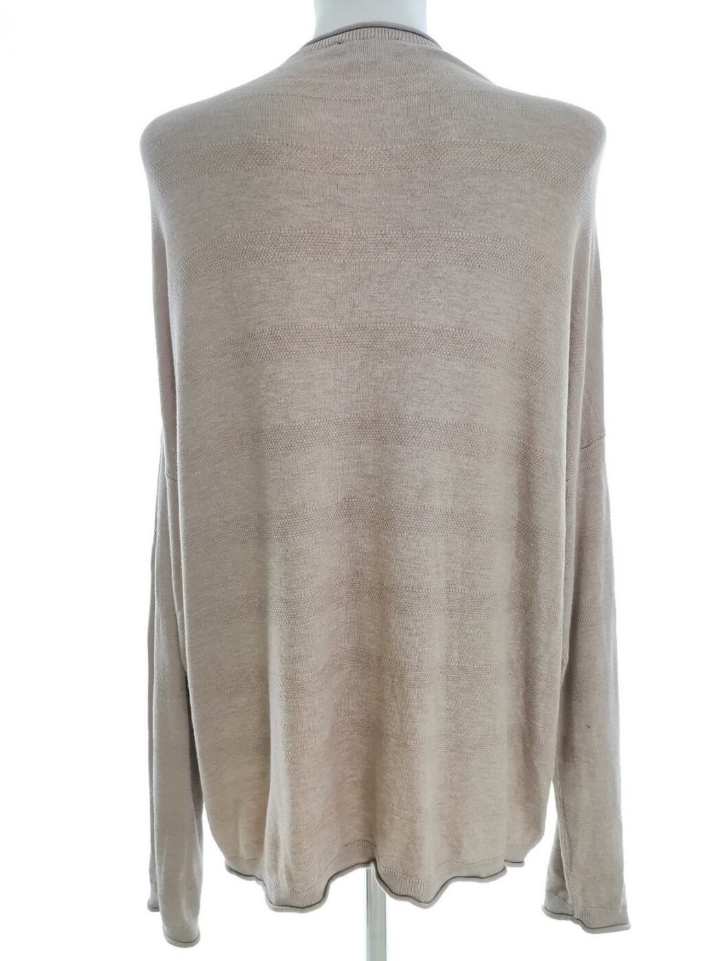 IMG_20210812_140008.jpg Esmara Rozmiar 40/42 Kolor Beżowy Crew Neck Sweter Długi rękaw Materiał Wiskoza