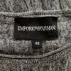 Emporio Armani Rozmiar 48 Kolor Szary Okrągły dekolt Tunika Bluzka Długi rękaw Materiał Wiskoza