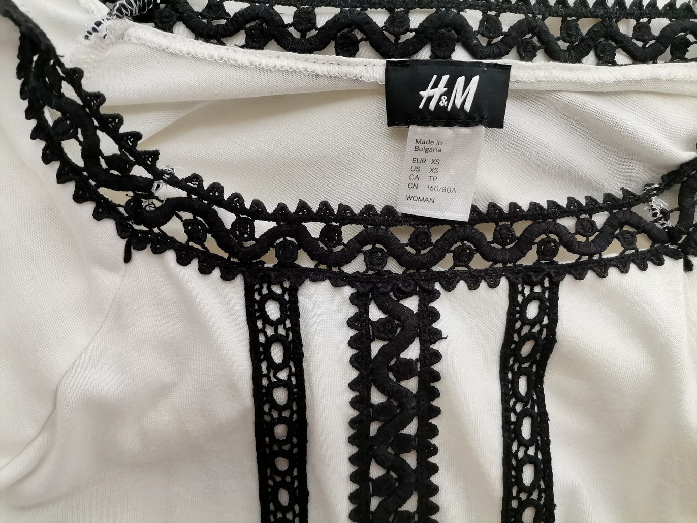 H&m Rozmiar XS Kolor Kremowy W łódkę Sukienka Prostokątna Krótki rękaw Do Kolan Materiał Bawełna 100% H&m Rozmiar XS Kolor Kremowy W łódkę Sukienka Prostokątna Krótki rękaw Do Kolan Materiał Bawełna 100%