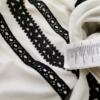 H&m Rozmiar XS Kolor Kremowy W łódkę Sukienka Prostokątna Krótki rękaw Do Kolan Materiał Bawełna 100%