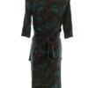 Helen McAlinden Rozmiar S Kolor Niebieski W serek Sukienka Sheath Rękaw 3/4 Midi