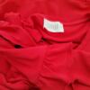 Savida Rozmiar M Kolor Czerwony Crew Neck Bluzka Rękaw 3/4 Materiał Wiskoza