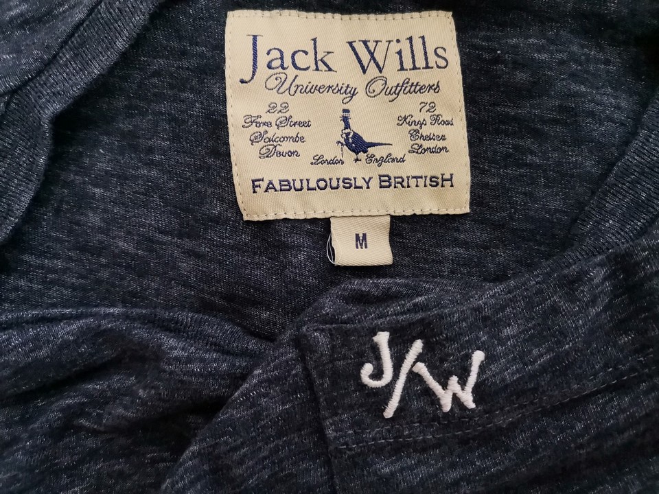 IMG_20210824_144042.jpg Jack Wills Rozmiar M Kolor Granatowy Męski T-Shirt Krótki rękaw Materiał Bawełna