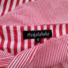 Angelababy Rozmiar S Kolor Czerwony Pasy Kwadratowy dekolt Bluzka Crop Top Długi rękaw