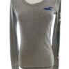Hollister Rozmiar S Kolor Szary Crew Neck Bluzka Długi rękaw Materiał Bawełna 100%