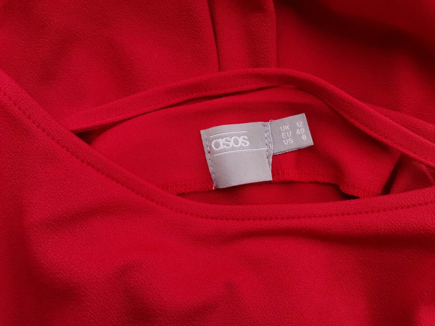 ASOS Rozmiar 12 (40) Kolor Bordowy Halter Sukienka Maxi Krótki rękaw Długa ASOS Rozmiar 12 (40) Kolor Bordowy Halter Sukienka Maxi Krótki rękaw Długa