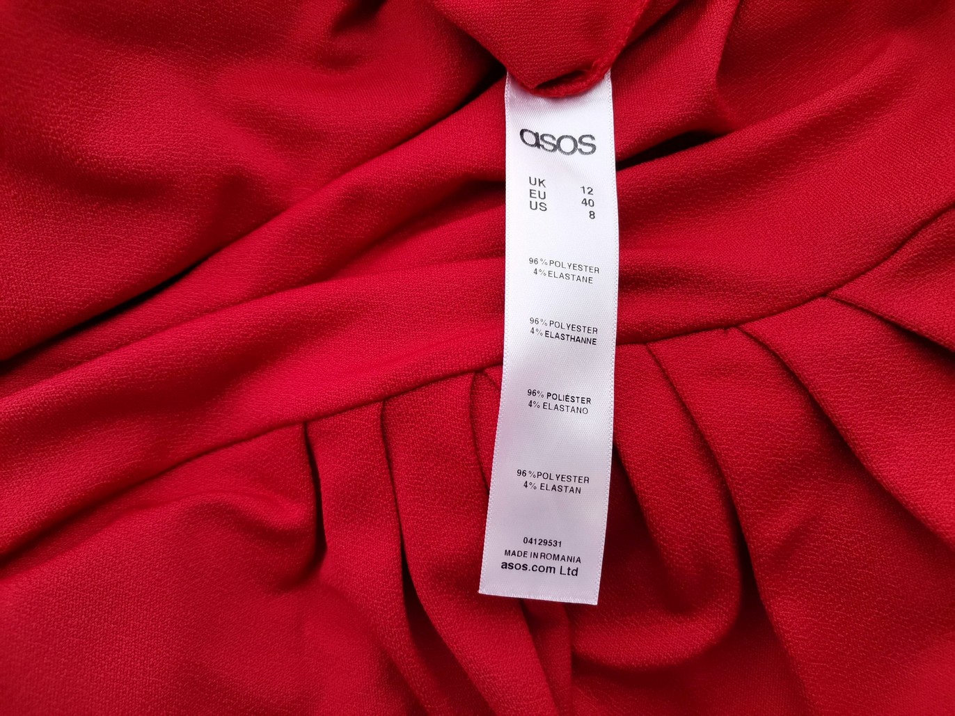 ASOS Rozmiar 12 (40) Kolor Bordowy Halter Sukienka Maxi Krótki rękaw Długa ASOS Rozmiar 12 (40) Kolor Bordowy Halter Sukienka Maxi Krótki rękaw Długa