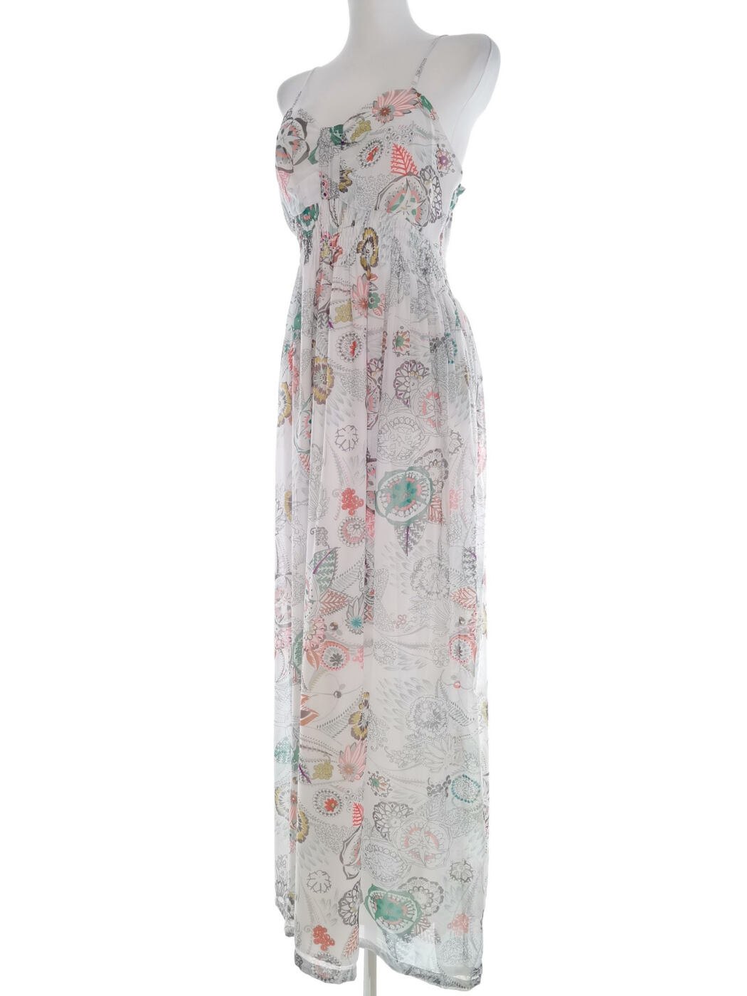 InWear Rozmiar 40 Kolor Biały Odkryte Ramiona Sukienka Maxi Bezrękawnik Długa InWear Rozmiar 40 Kolor Biały Odkryte Ramiona Sukienka Maxi Bezrękawnik Długa
