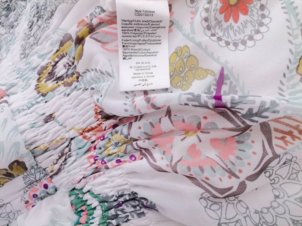 InWear Rozmiar 40 Kolor Biały Odkryte Ramiona Sukienka Maxi Bezrękawnik Długa InWear Rozmiar 40 Kolor Biały Odkryte Ramiona Sukienka Maxi Bezrękawnik Długa
