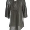 Vero moda Rozmiar M Kolor Szary Okrągły dekolt Tunika Bluzka Rękaw 3/4 Materiał Organiczna Bawełna 100%